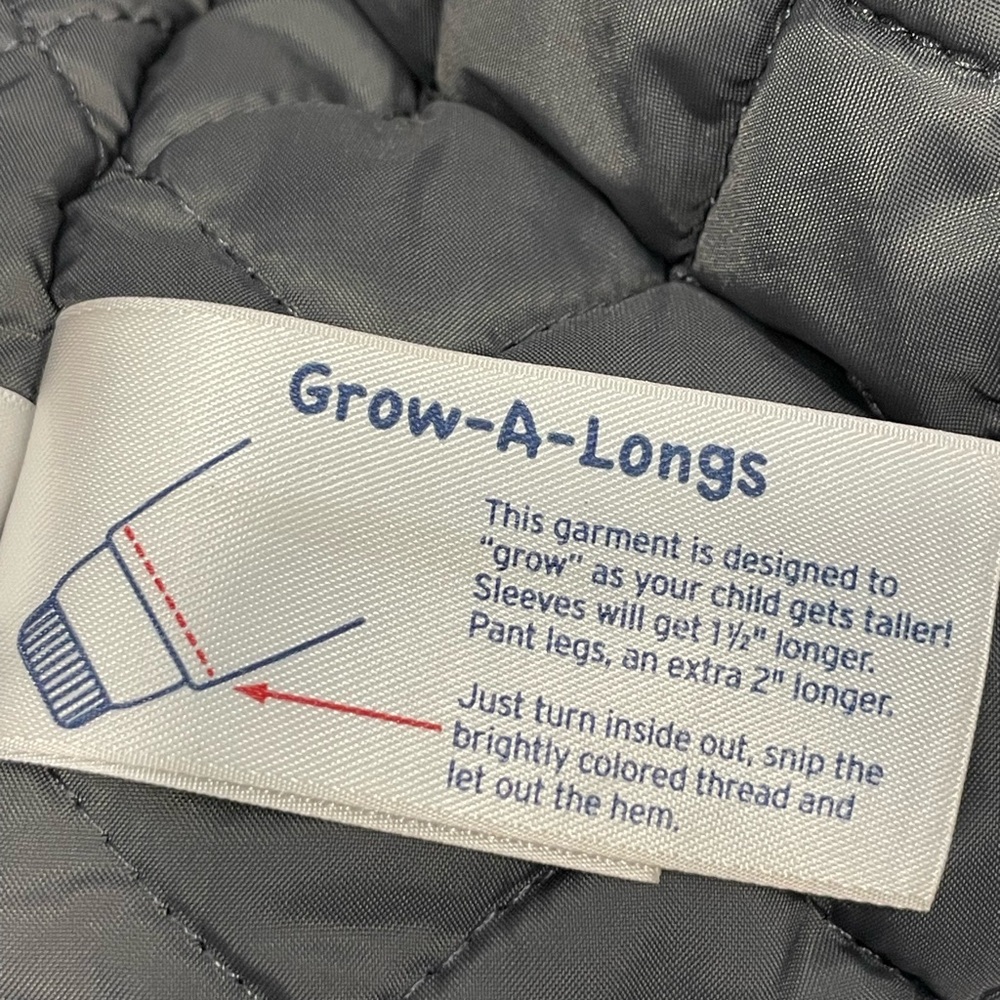 Lands End Red and Black Hooded Winter Jacket. Kids L 14-16 - Picture 5 of 9